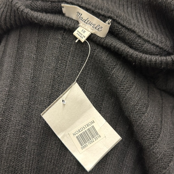 Madewell Black Wool Sweater Size 1X from Nordstrom - Picture 4 of 4